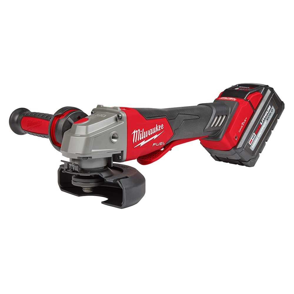 Milwaukee 2882-22 M18 FUEL 4-1/2" / 5" Braking Grinder w/ ONE-KEY  Paddle Switch, No-Lock Kit - 656497