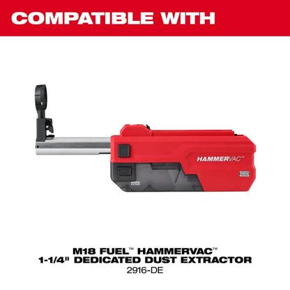 Milwaukee 2916-22 M18 FUEL 1-1/4" SDS Plus D-Handle Rotary Hammer Kit w/ ONE-KEY - 719558