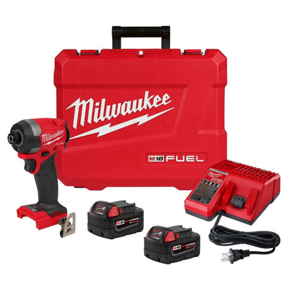 Milwaukee 2953-22 M18 FUEL 1/4" Hex Impact Driver Kit - 692545