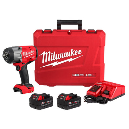Milwaukee 2967-22 M18 FUEL 1/2" High Torque Impact wrench w/ Friction Ring Kit - 733829
