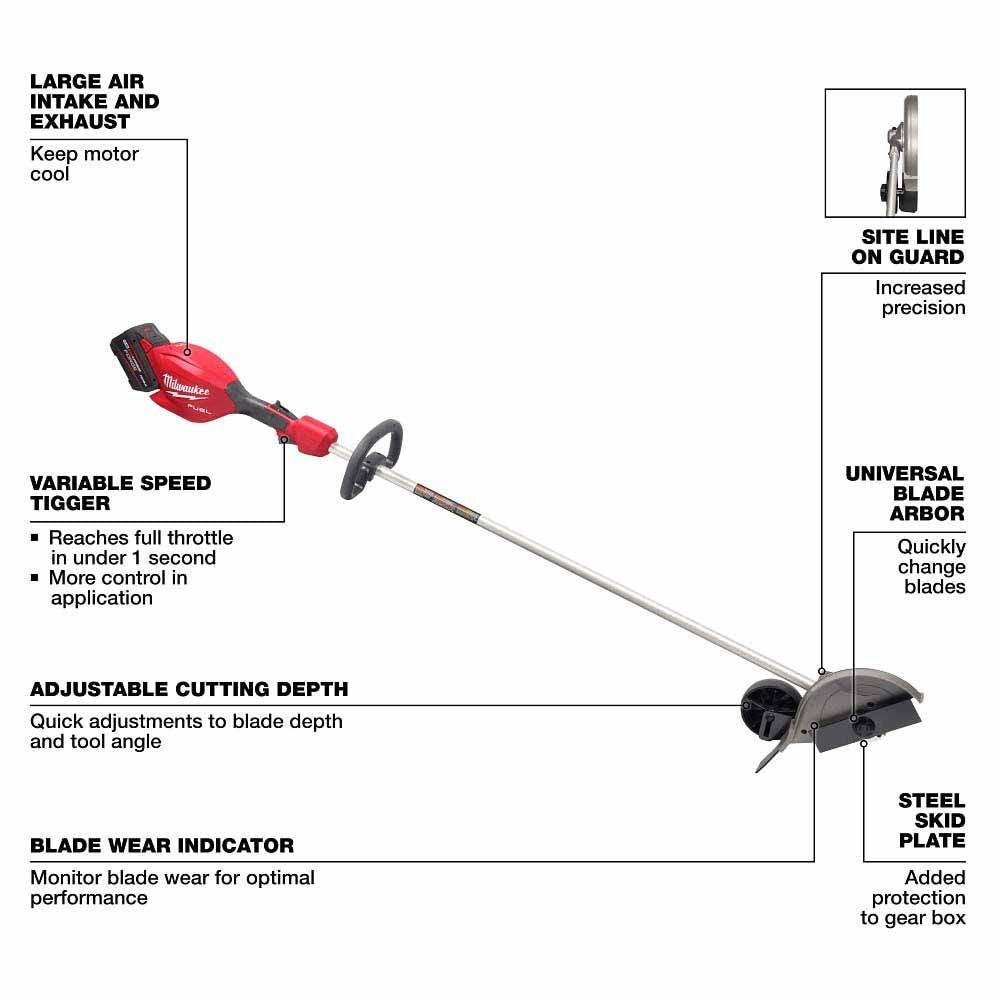 Milwaukee 3011-21HD M18 FUEL  Edger Kit