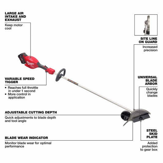Milwaukee 3011-21HD M18 FUEL  Edger Kit