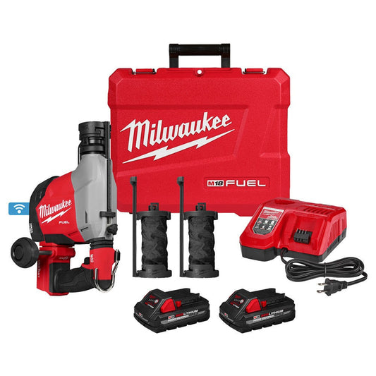 Milwaukee 3311-22 M18 FUEL Overhead Rotary Hammer w/ Integrated Dust Extraction - 756759