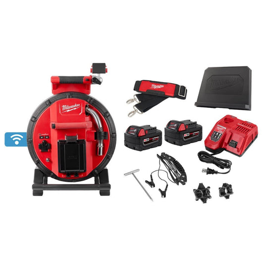Milwaukee 3972-22 M18 100' Flexible Modular Pipeline Inspection System - 767615