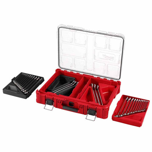 Milwaukee 48-22-9485 30pc Metric & SAE Combination Wrench Set with PACKOUT Organizer - 764709