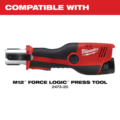 Milwaukee 49-16-2496X 1/2" - 1" IPS-P Pivoting Press Ring Kit for M12 FORCE LOGIC Press Tool - 760086