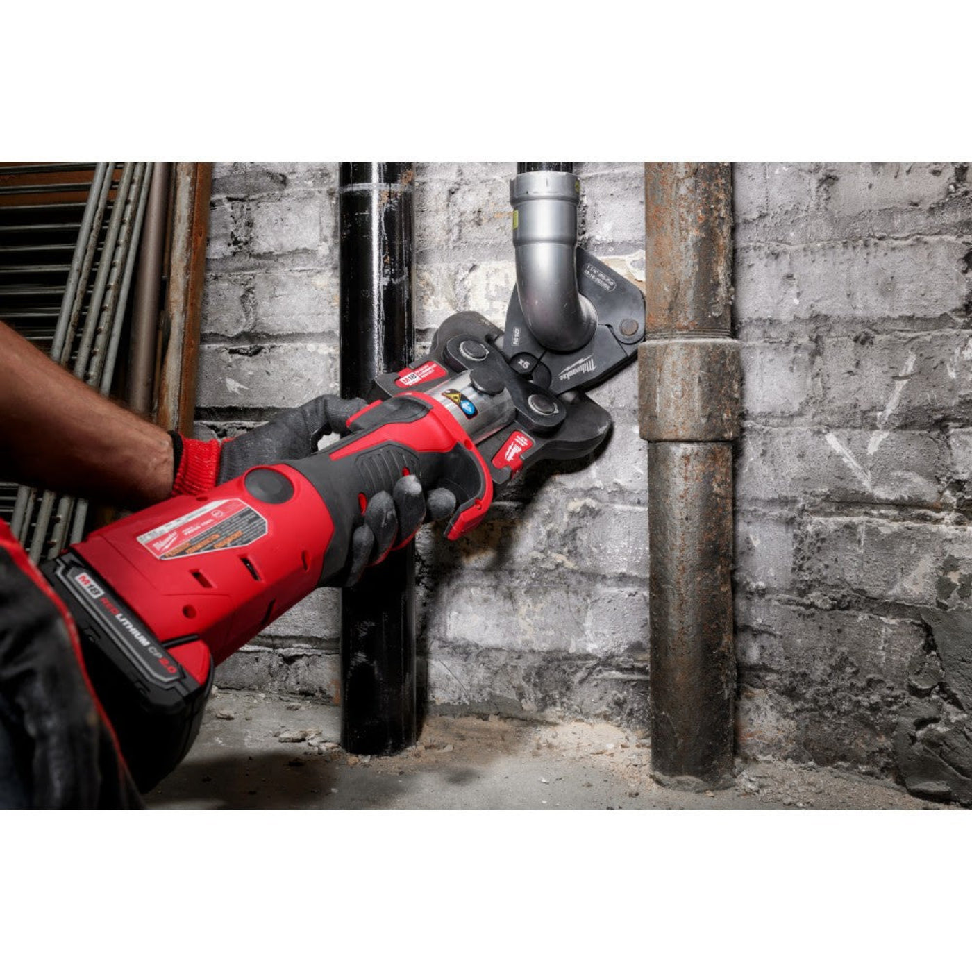 Milwaukee 49-16-2656BX 2-1/2" IPS-P Pivoting Press Ring for M18 FORCE LOGIC Long Throw Press Tool - 760091