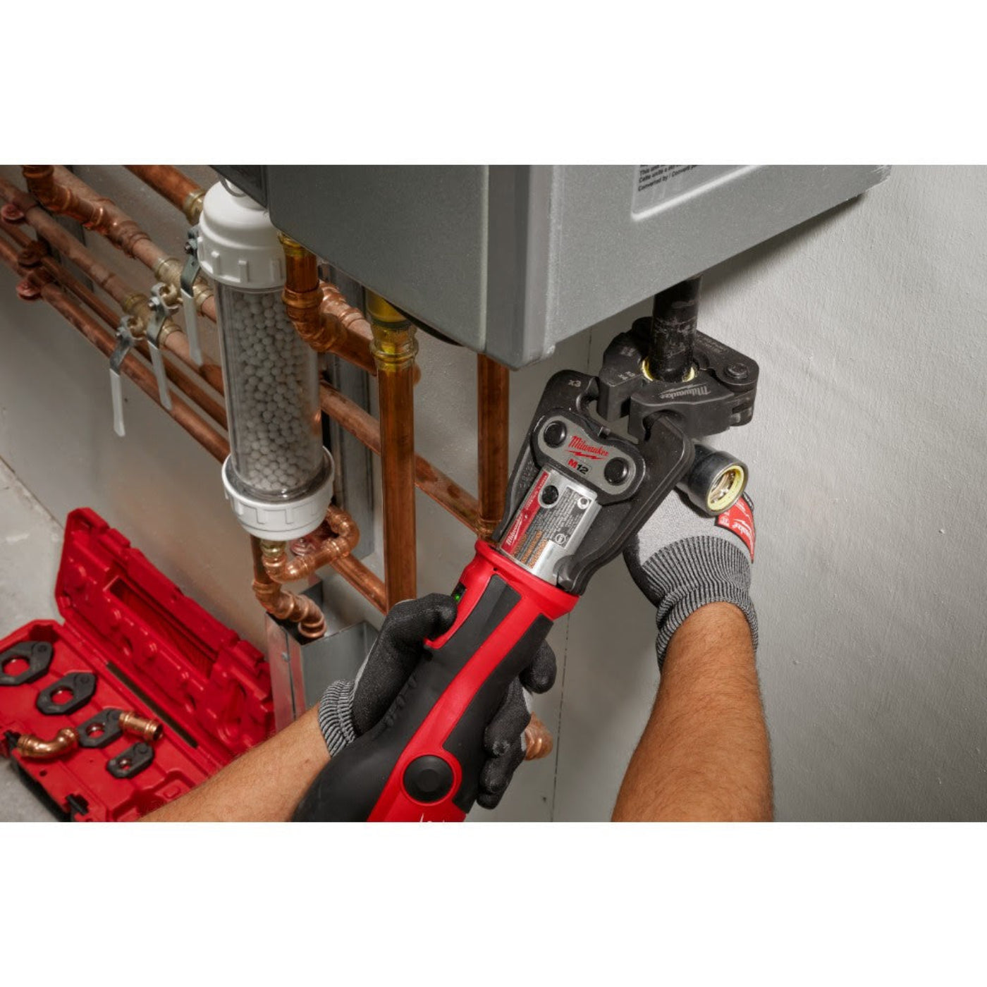 Milwaukee 49-16-2698X 2-1/2"- 4" IPS-P Pivoting Press Ring Kit for M18 FORCE LOGIC Throw Press Tool - 760181
