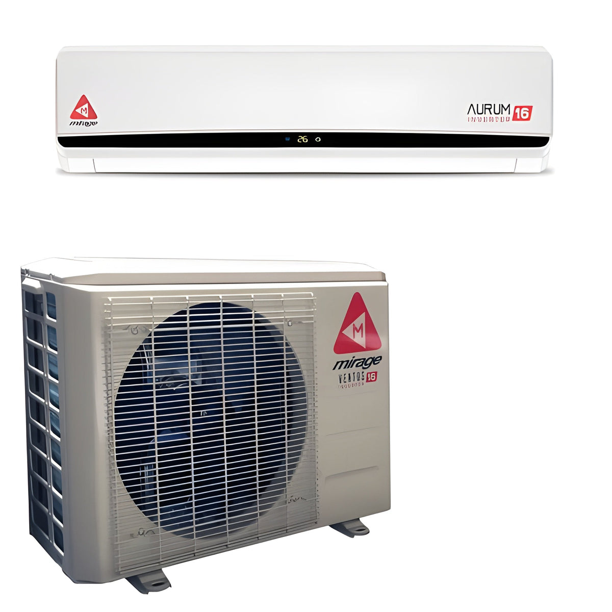 Mirage Ventus X 24,000 BTU 17 SEER Ductless Mini Split Air Conditioner and Heat Pump 220V/60Hz - VXH241A