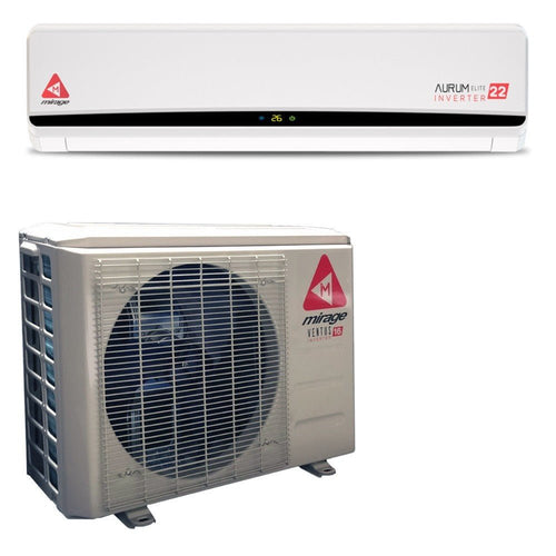 Mirage Ventus X 18,000 BTU 19 SEER Ductless Mini Split Air Conditioner and Heat Pump 220V/60Hz - AEH181A