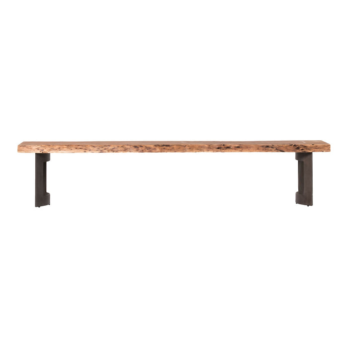 Moe's Home Collection Bent Bench Large Smoked VE-1029-03