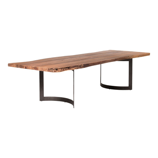 Moe's Home Collection Bent Dining Table Large Smoked VE-1000-03