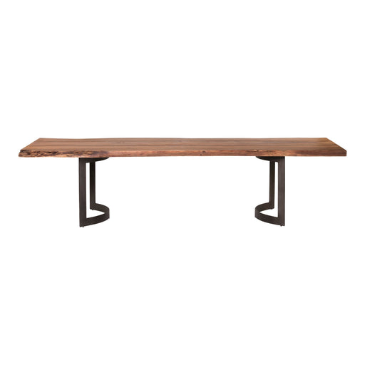 Moe's Home Collection Bent Dining Table Large Smoked VE-1000-03