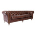 Moe's Home Collection Birmingham Sofa Cappuccino Brown Leather PK-1007-20