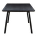 Moe's Home Collection Malibu Dining Table Black Ash BC-1046-02