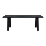 Moe's Home Collection Malibu Dining Table Black Ash BC-1046-02