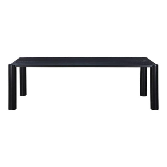 Moe's Home Collection Post Dining Table Large Oak Black - BC-1112-02