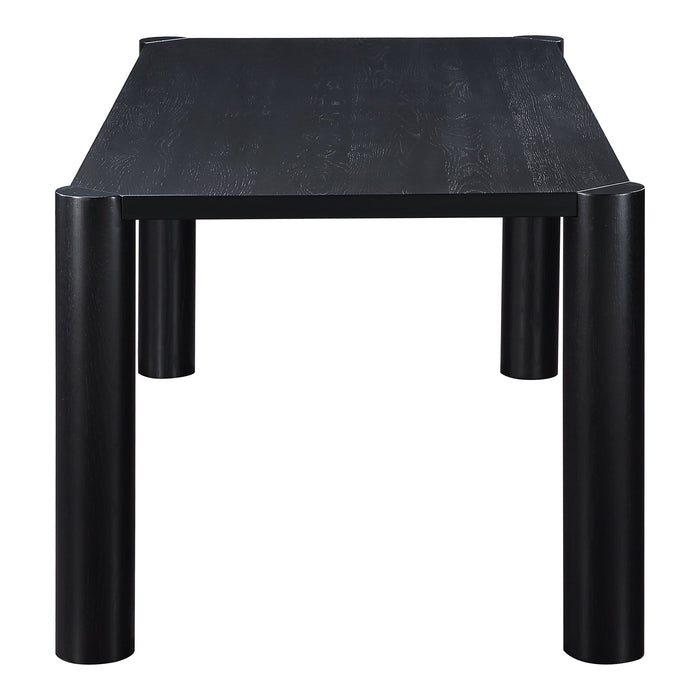 Moe's Home Collection Post Dining Table Oak Black BC-1111-02