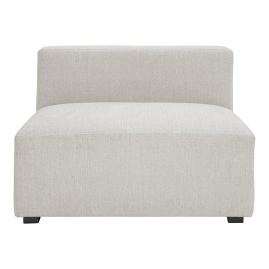 Moe's Home Collection Romy Armless Chair Cream - WB-1012-05