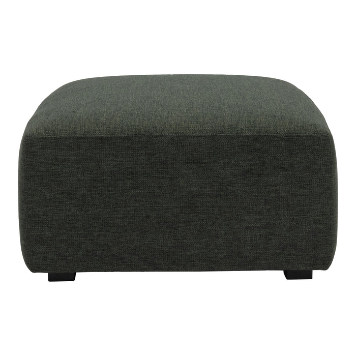 Moe's Home Collection Romy Ottoman Dark Green WB-1014-27