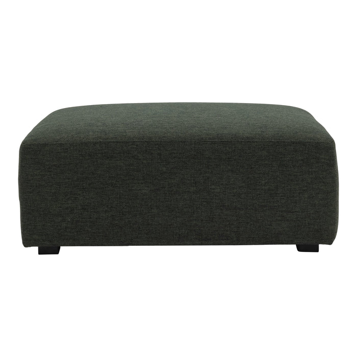 Moe's Home Collection Romy Ottoman Dark Green WB-1014-27