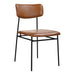 Moe's Home Collection Sailor Dining Chair Brown EQ-1016-03