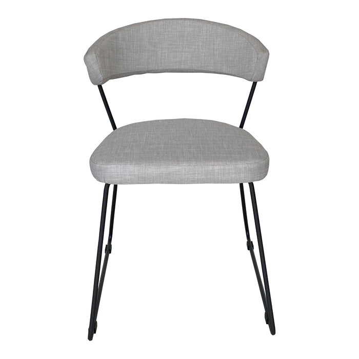 Moe's Home Collection Set of Two Adria Dining Chair Gray HK-1010-15