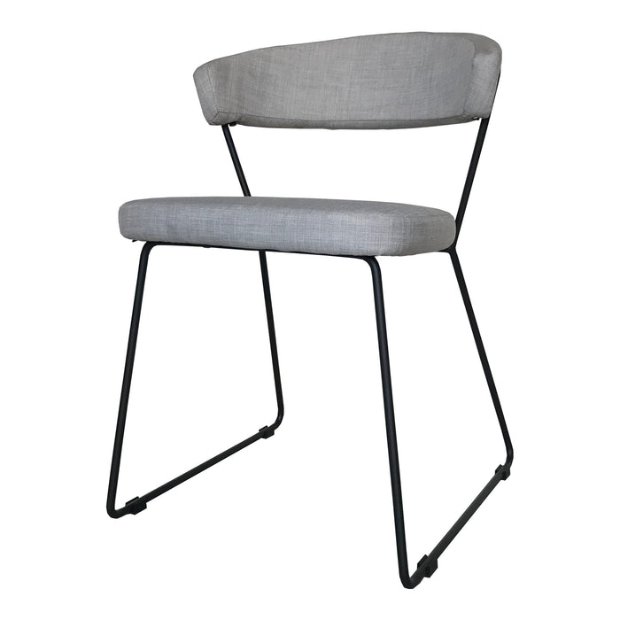 Moe's Home Collection Set of Two Adria Dining Chair Gray HK-1010-15