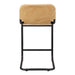 Moe's Home Collection Set of Two Baker Counter Stool Sunbaked Tan Leather PK-1072-40