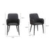 Moe's Home Collection Set of Two Cantata Dining Chair Black ER-2040-02