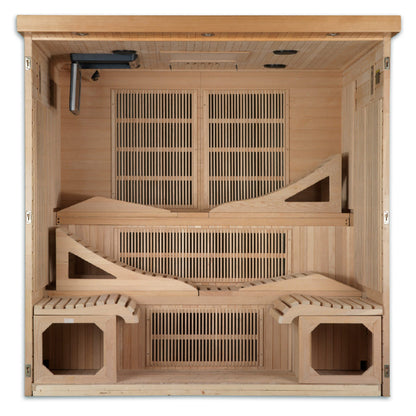 Dynamic Saunas Monaco Ultra Low EMF Far Infrared Sauna - DYN-6996-01 Elite