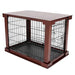 Merry Products & Garden Cage with Crate Cover, Mahogany - MPLC001