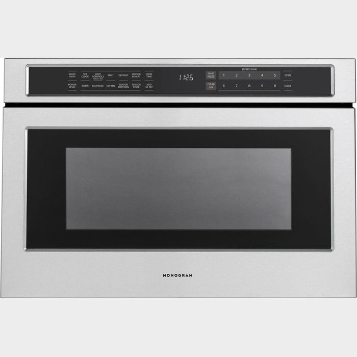 Monogram 1.2 Cu. Ft. Drawer Microwave – Stainless steel - eo56