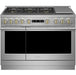 Monogram – 8.9 Cu. Ft. Freestanding Double Oven Gas Convection Range with 6 Burners – Stainless steel - gas54