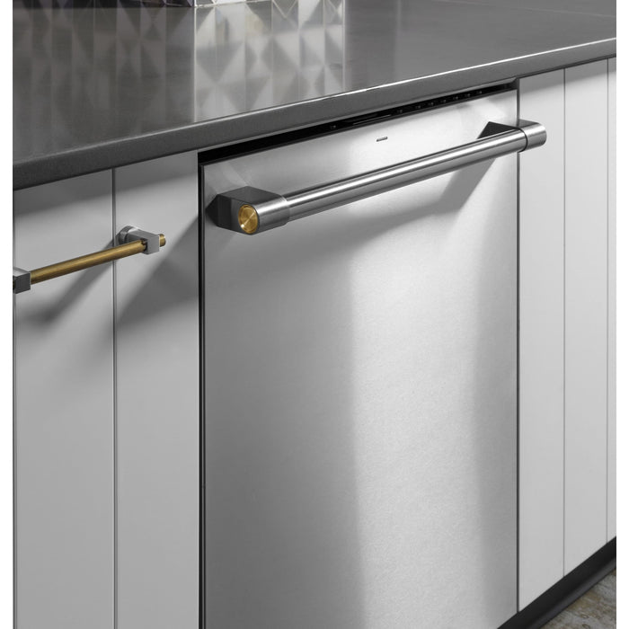 Monogram – Top Control Smart Built-In Stainless Steel Tub Dishwasher with 3rd Rack and 42 dBA – Stainless steel - dw89