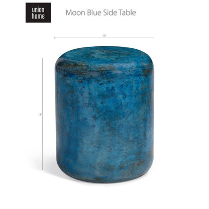Union Home Moon Blue Side Table  - LVR00424