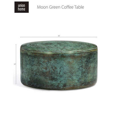 Union Home Moon Green Coffee Table  - LVR00426