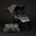 Mountain Buggy Duet Luxury Herringbone Double Stroller - With Carrycot Plus Bundle - DUETPR-v3-75, CCPD-V3-2-75