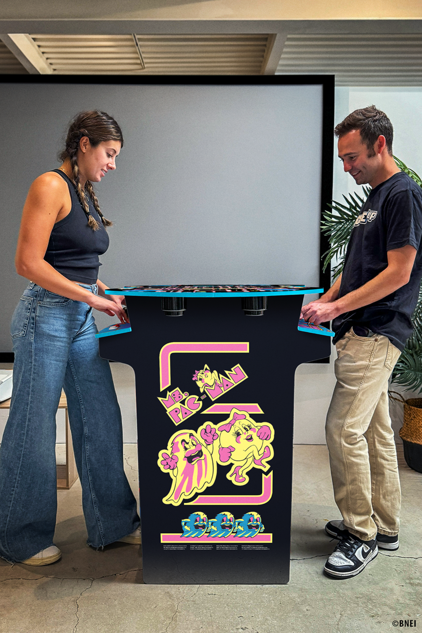 Arcade1Up Ms. PAC - MAN / GALAGA Pub Table Arcade Machine 12 Games in 1 - MSP-K-404300