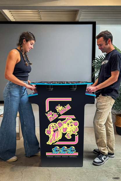 Arcade1Up Ms. PAC - MAN / GALAGA Pub Table Arcade Machine 12 Games in 1 - MSP-K-404300
