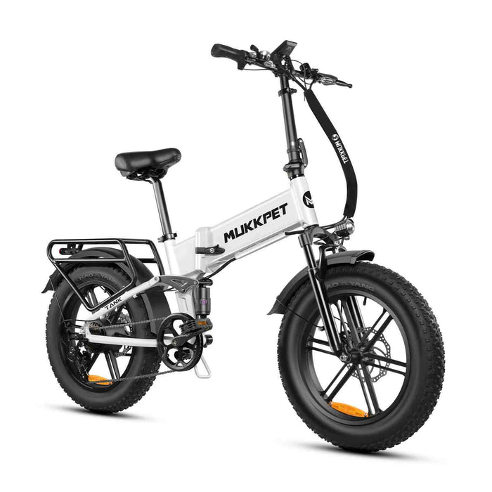 2024 Mukkpet TANK 750W 48V Suspension Folding Fat Tire Electric Bike