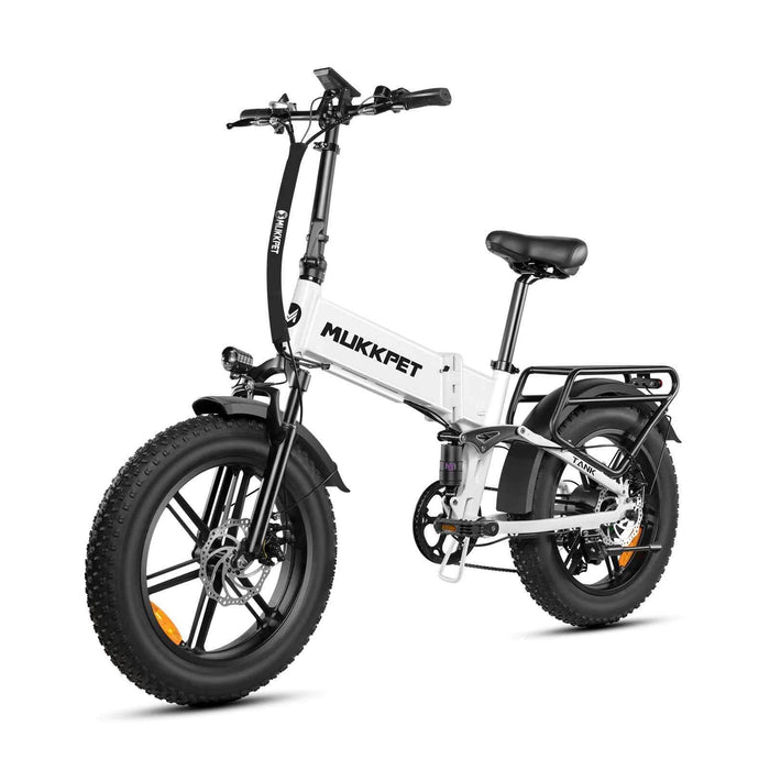 2024 Mukkpet TANK 750W 48V Suspension Folding Fat Tire Electric Bike