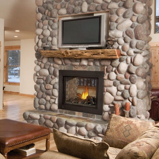 Napoleon Fireplaces Multi-View Direct Vent See-Thru Gas Fireplace with Logs, Napoleon, 45", BHD4STNA