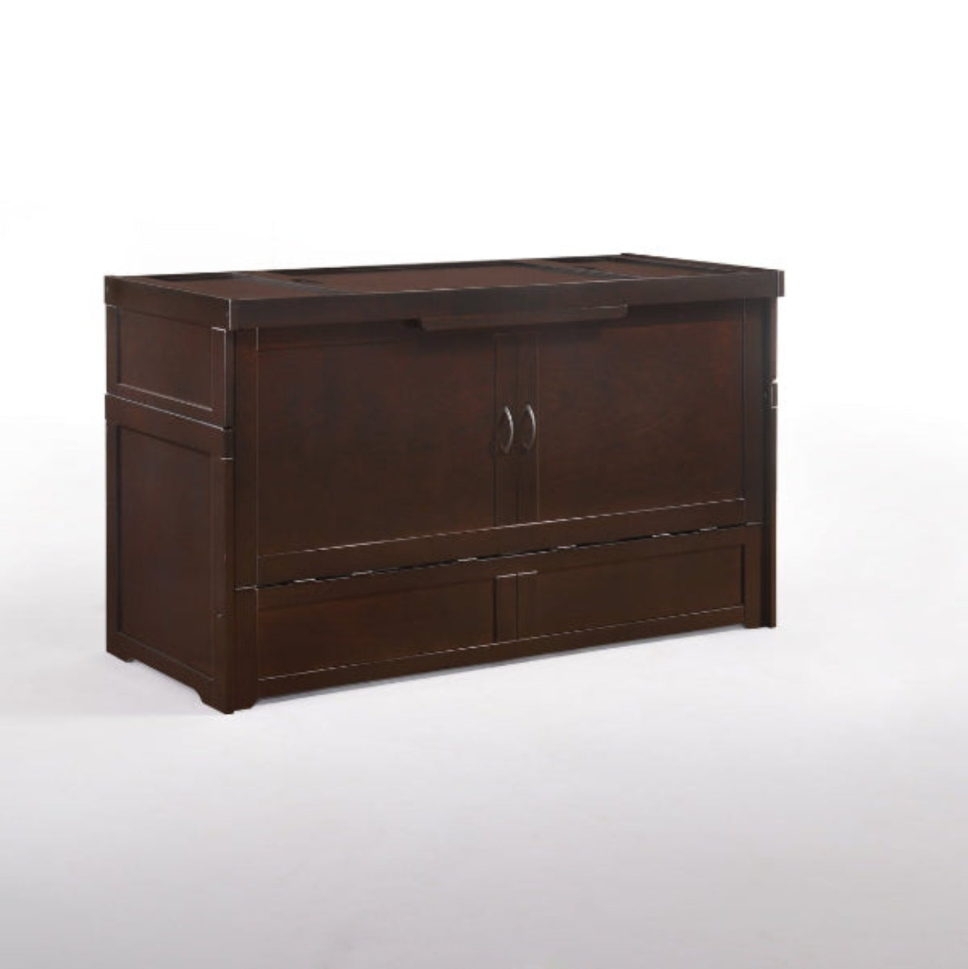 Night and Day Furniture Queen Murphy Cabinet Bed Cube - MUR-CUB-QEN-CH