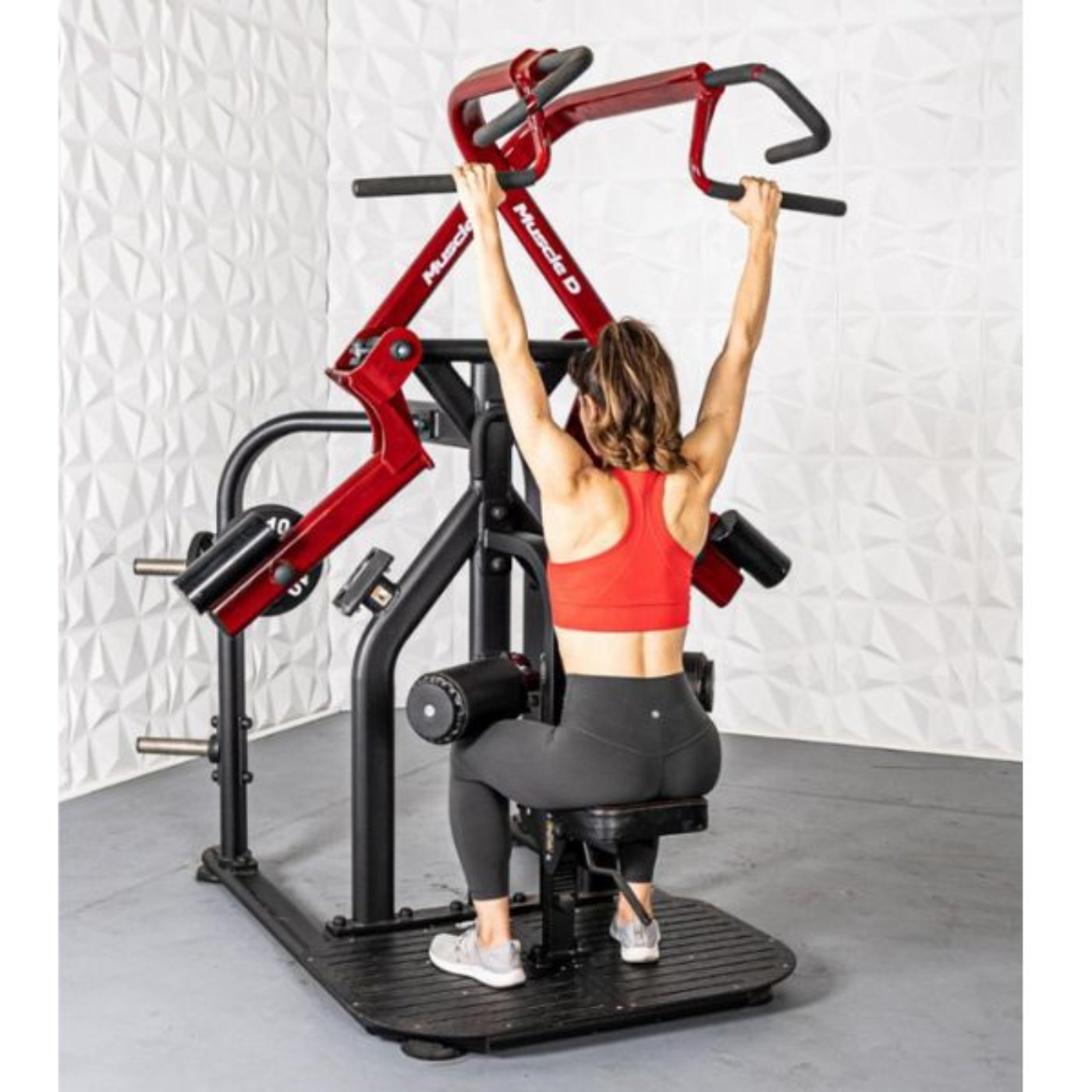 Muscle D Elite Leverage Rotary Lat Pulldown LRLP