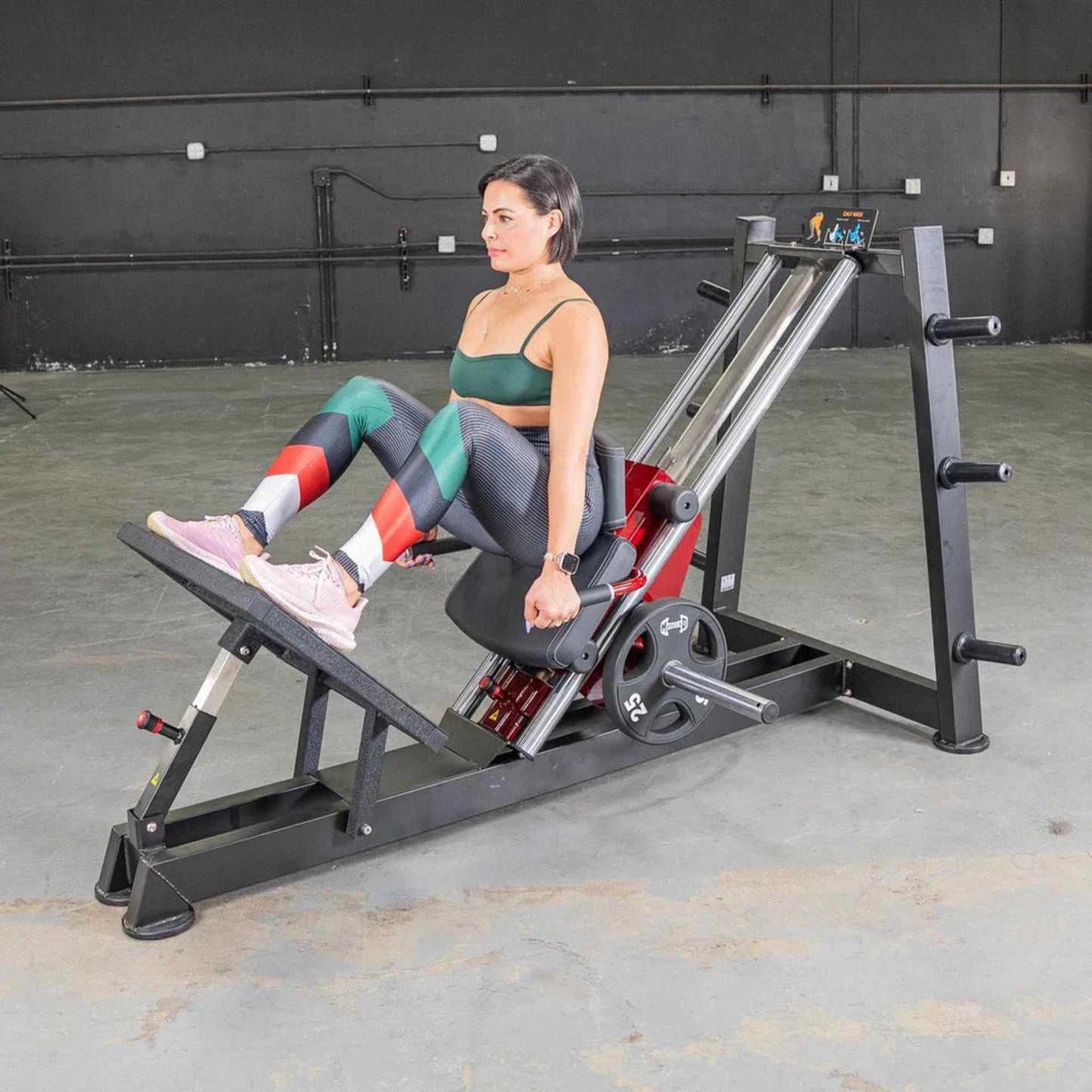 Muscle D Power Leverage V2 Hack Squat and Calf Raise  - PL-PV2-HS