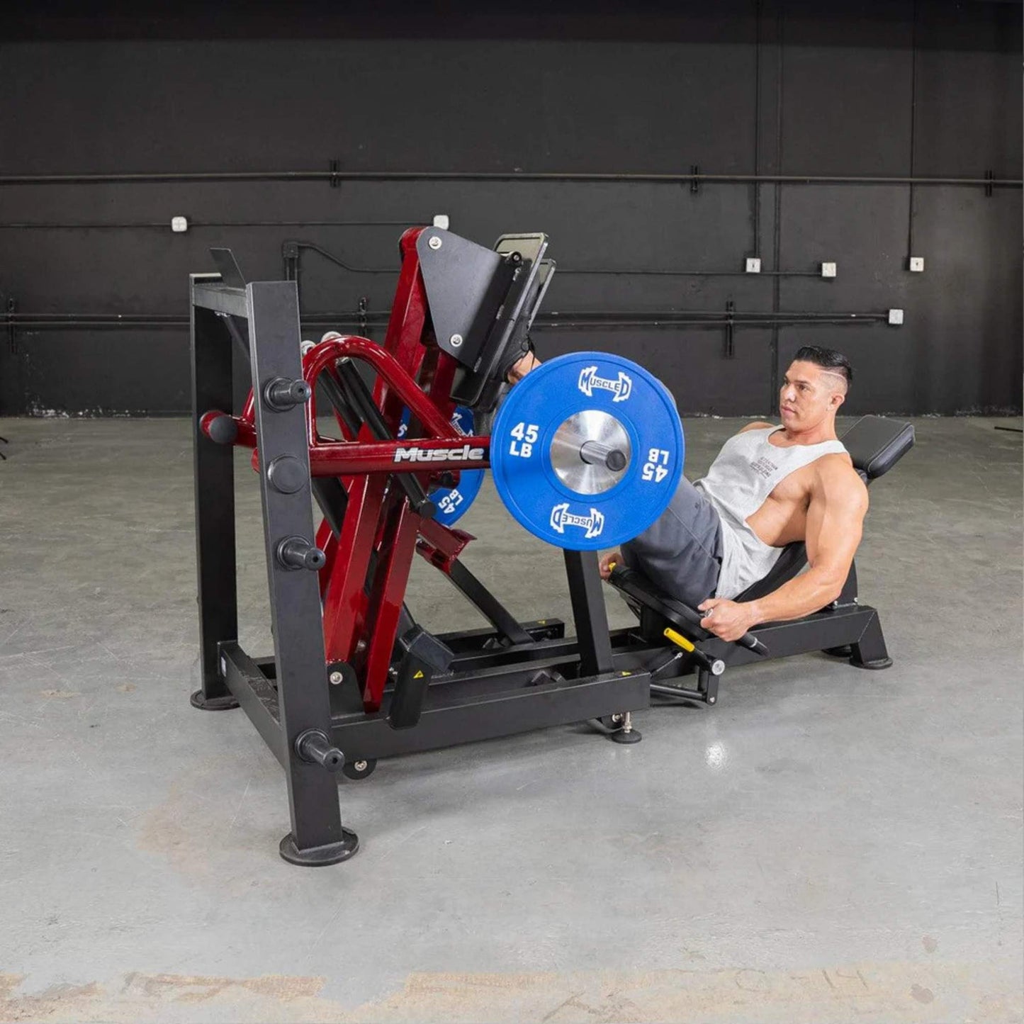 Muscle D Power Leverage V2 Iso Lateral 45 Degree Leg Press - PL-PV2-LPI