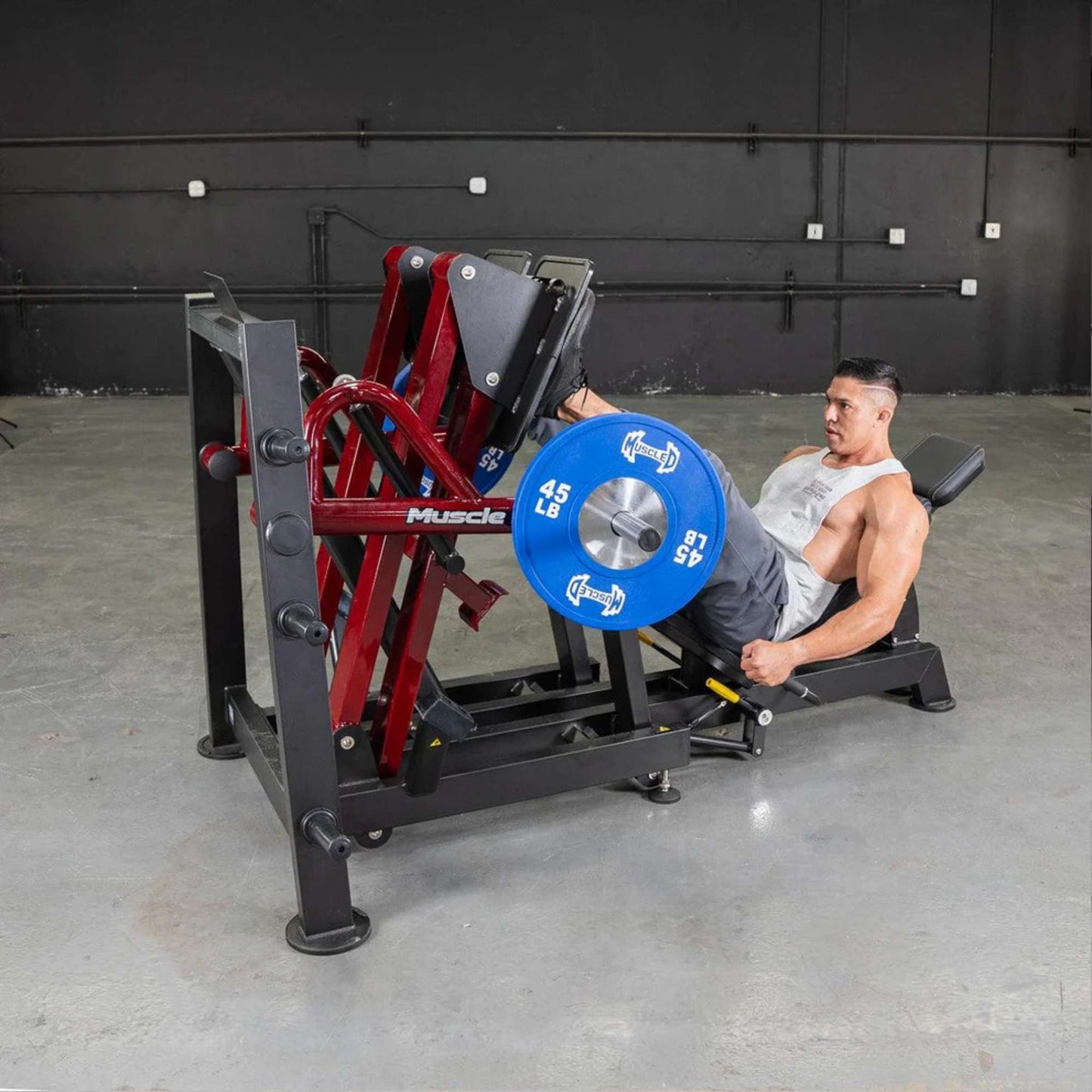 Muscle D Power Leverage V2 Iso Lateral 45 Degree Leg Press - PL-PV2-LPI