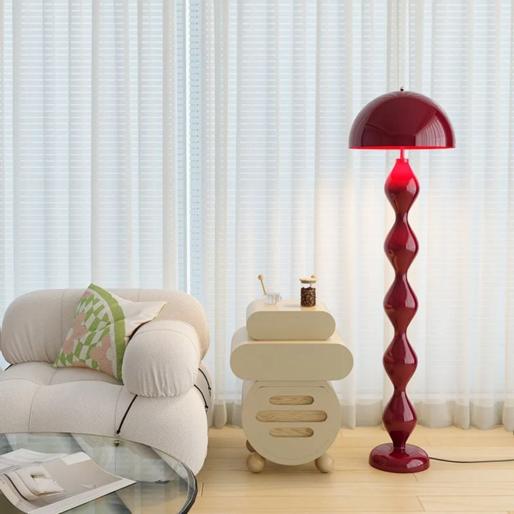 Mushroom Style LED Floor Lamp - Procure Décor