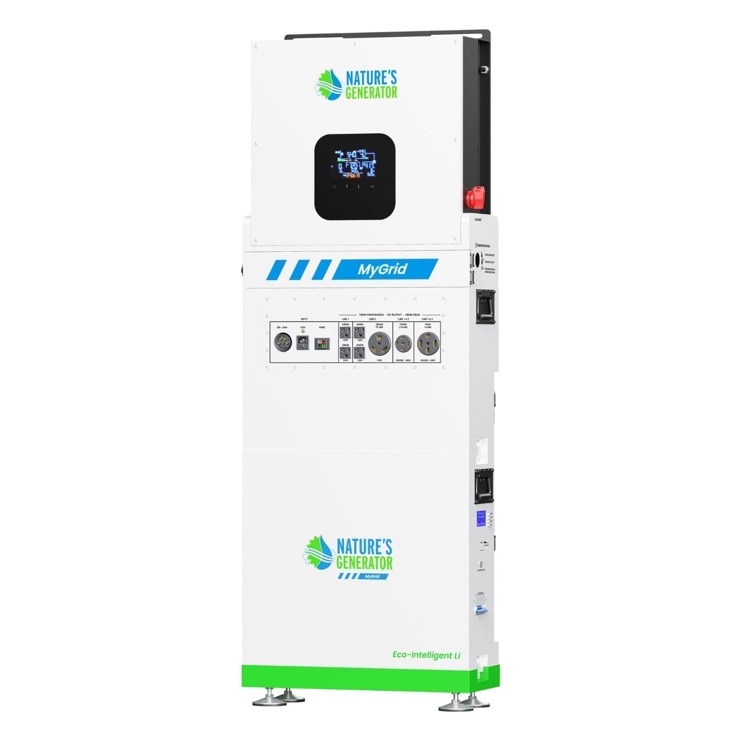 Nature's Generator  MyGrid 10K Solar and Wind Generator for Home - NGMGTNAUWA